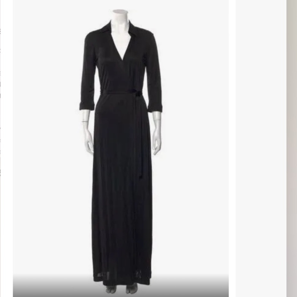Diane von Furstenburg Abigail wrap maxi dress NWT